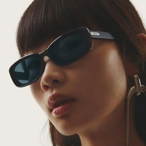 Quay - Womens Sunglasses, Square Lenses with UV Protection, Oversized Sunglasses (Vibe Check, Teal)3