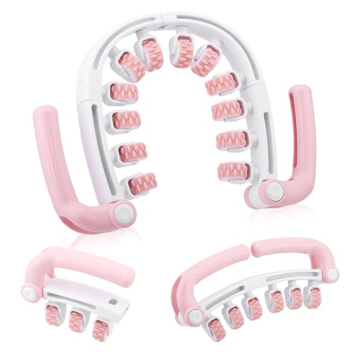 Cellulite Roller, Lipödem Massagegerät Massageroller Bein Massage Roller Oberschenkel Muskeltherapie Massagestab Taille Massageroller Anti Cellulite Massage Faszienrolle mit Griff für Fuß Armen Nacken Cellulite Roller, Lipödem Massagegerät Massageroller Bein Massage Roller Oberschenkel Muskeltherapie Massagestab Taille Massageroller Anti Cellulite Massage Faszienrolle mit Griff für Fuß Armen Nacken