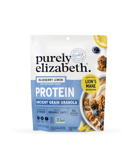 Image of Purely Elizabeth, Protein Granola, Blueberry Lemon, 8oz Bag