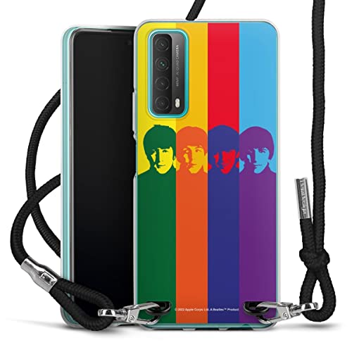 DeinDesign Coque Collier Compatible avec Huawei P Smart 2021 Coque avec Cordon Coque avec Cordon Arc-en-Ciel The Beatles… - Les Beatles, Paul McCartney, John Lennon, RIngo Starr, George Harrison DeinDesign Coque Collier Compatible avec Huawei P Smart 2021 Coque avec Cordon Coque avec Cordon Arc-en-Ciel The Beatles…
