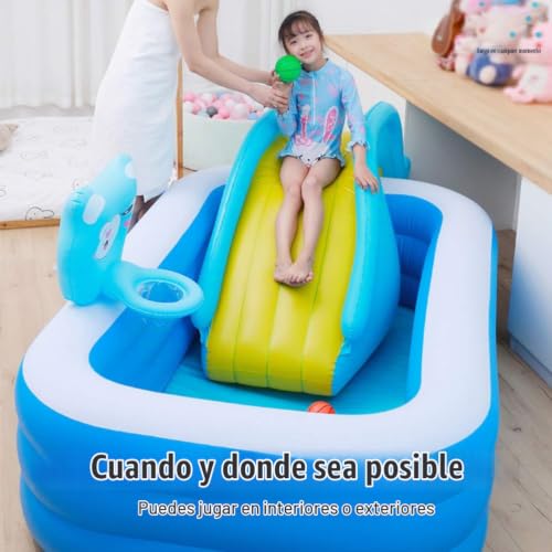 Miniatura 5 de Tumnea Tobogán De Agua Inflable Tobogán De Piscina Tobogán De Piscina Suministros De Piscina De Verano Juguetes Acuáticos Para Niños Para Exteriores Interiores