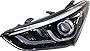 Garage-Pro Headlight Compatible with Hyundai Santa Fe Sport 2017-2018 Driver Side Assembly Halogen