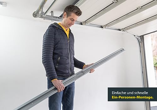 Schellenberg 60923 Garagentorantrieb Smart Drive L mit 2X 868 MHz Handsender, max. Torfläche 10...