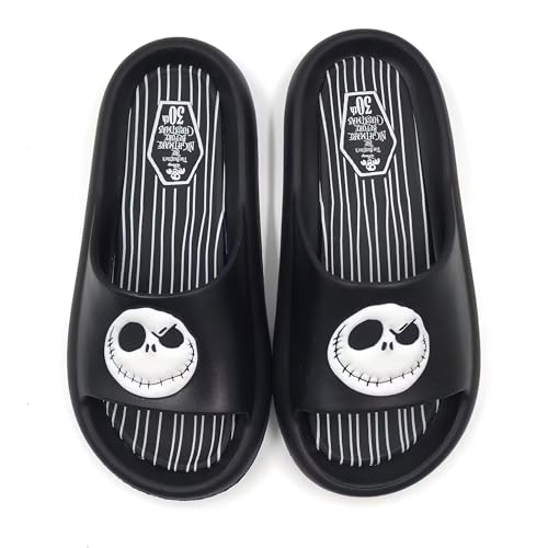 Ground Up The Nightmare Before Christmas Jack Skellington Grin Flip Flop Slide Sandals2