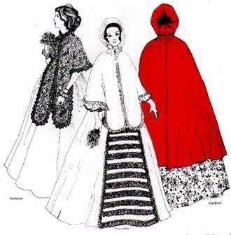 Ladies Civil War Era Cloak Pattern