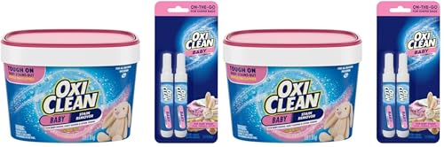 Image of OxiClean Versatile Stain Remover Baby Stain Soaker, 3 lb (Pack of 2)