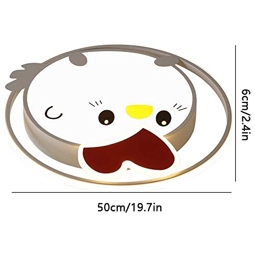 Plafonnier simple à intensité variable avec dessins animés d'oiseaux mignons - 7