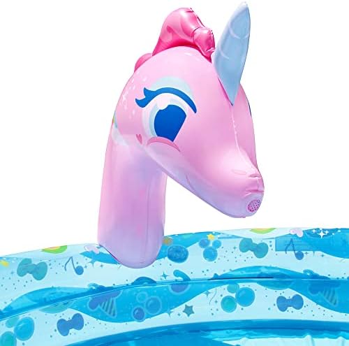 BANZAI Spray 'N Splash 60" Unicorn Pool