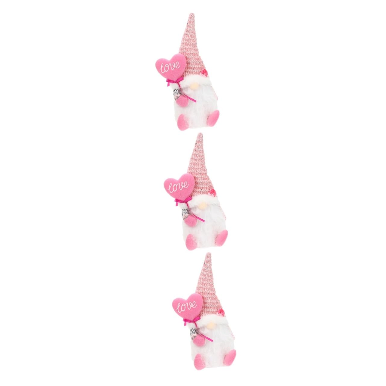 ABOOFAN 3stücke GNOME Deko Figur Für Valentinstag Kreative Gnomedekoration Für Tisch Und Fenster Liebevolle Deko Für Festliche Anlässe