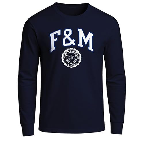Barnesmith Franklin & Marshall College T-Shirt, Heritage, Navy, Small