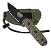 ESEE 3P Survival Fixed Blade Knife, OEM Sawtooth Handle Design, Olive Drab Sheath