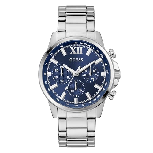 Image of GUESS Walker Analog Watch for Men with Round Dial & Water Resistant Man's Wrist Watches
