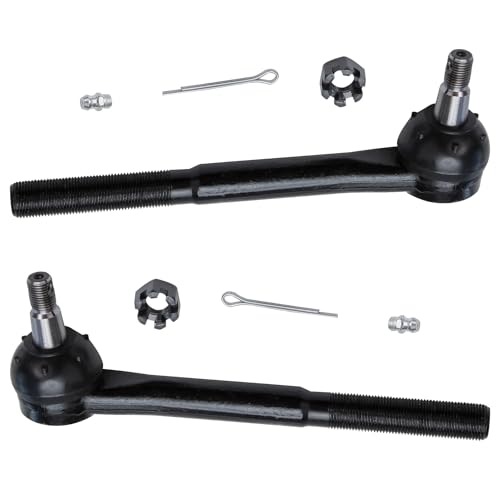 Image of Detroit Axle - 2WD Front End Control Arms Kit for GMC Chevrolet C1500 C2500 Express Savana 1500 2500 Yukon Tahoe, 4 Upper Lower Control Arms w /Ball Joint 4 Outer Inner Tie Rods Replacement - 8pc Set