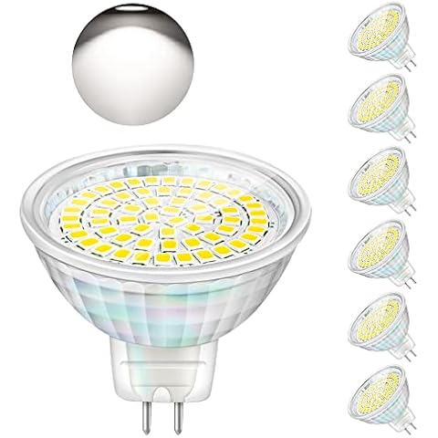 HFCDL Bombillas LED GU5.3 MR16 Blanco Frío 6000K 4W Cover