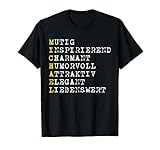 Herren Positive Adjektive Michael Name Personalisiert Michi Lustig T-Shirt