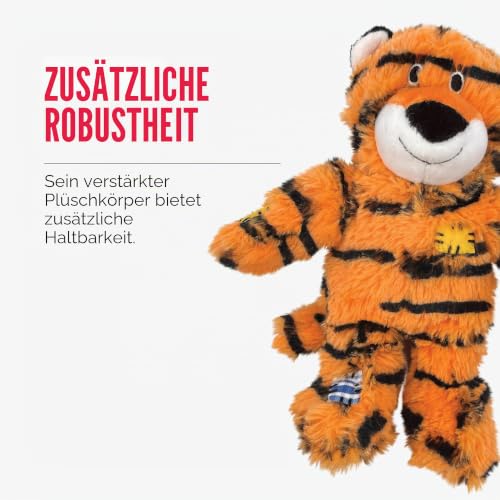 Kong - Wild Knots Tiger Squeak Toy M/L (634.7376)