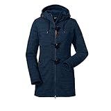 Elastischer Saumabschluß Schöffel Damen Lauca1 Fleecejacke, Navy Blazer, 42