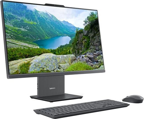 Lenovo IdeaCentre All-in-One Desktop Computer, 24" FHD Display, 6-core AMD Ryzen 5 7535HS, 16GB DDR5, 512GB SSD, Wi-Fi 6, HDMI in&Out, Wireless KB&Mouse, Windows 11 Home - Image 3
