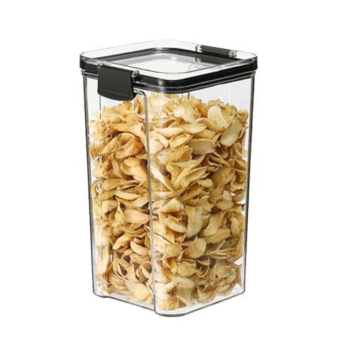 XIZONLIN Contenitori Ermetici per Alimenti 1300ml Plastica Cucina Barattoli con Coperchio Contenitori per Alimenti Organizer per Conservazione Cereali Muesli Zucchero Caffè