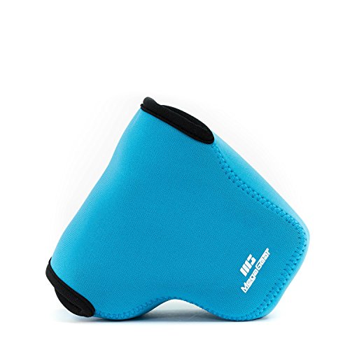 Housse Sony DSC-RX10 II anti-choc MegaGear MG731 bleu étui néoprène avec attache