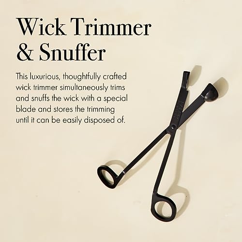 LAFCO New York Wick Trimmer & Snuffer - Use on Burning or Extinguished Wicks - Enameled Stainless Steel - Image 3