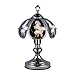 OK Lighting OK-603C-UN5 14.25-Inch Touch Lamp with Unicorn Theme, Black Chrome
