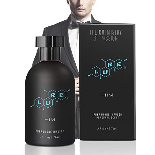 Topco Lure Black Label for Him Pheromone Infused Personal Scent, 2.5 Fluid Ounce