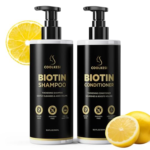 COOLKESI Biotin Shampoo and Conditioner Set