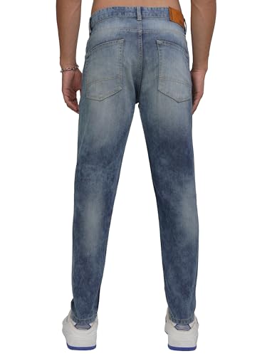 Image of Highlander Mens Tapered Fit Denim Jeans for Man|Regular Length|Mid-Rise|Stretchable Fabric for Comfort fit| Jeans for Man | Men Jeans