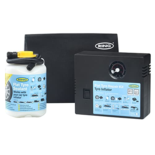 Kit Riparazione Pneumatici Top Drive | Gonfia E Ripara | 280ml Sigillante | 100 PSI