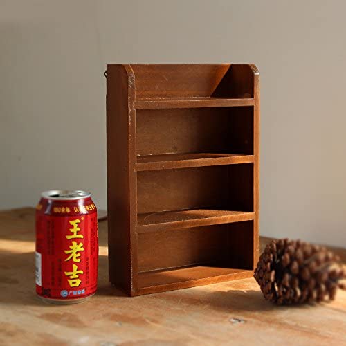 UBERSWEET® Vintage Retro Wooden Shelf Wood Box Fashion Home Decoration Wall Hanging Wall