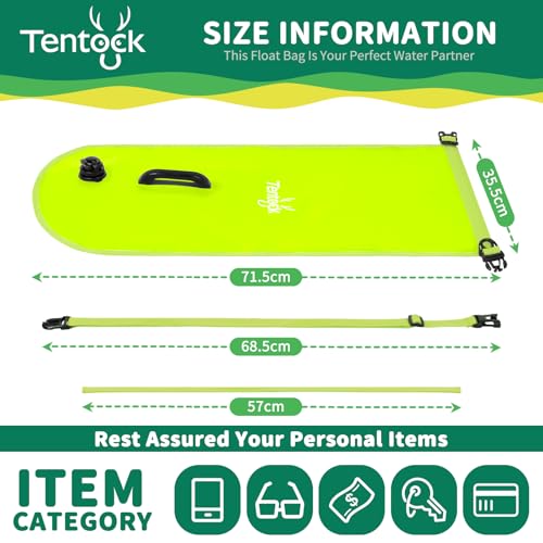 Bouée de natation étanche Tentock 28L sac gonflable de sécurité