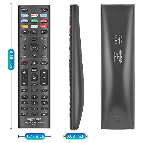 Universal Smartcast Tv Remote For All Vizio Led Lcd Hd 4K Uhd Hdr Smart Tvs With 9 Shortcuts, Sleep Mode #TOP5