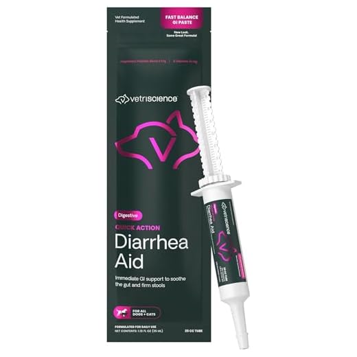 VetriScience Quick Action Diarrhea Aid for Dogs and Cats, Uned, 35 cc