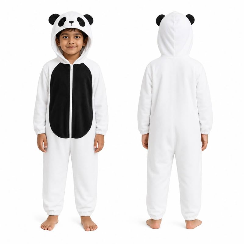 Image of Animal Costume for Kids | Plush Fancy Dress Costume for Boys & Girls |School Fancy Dress, Annual Day, Jungle Theme, Role Play, Halloween & Birthday Party