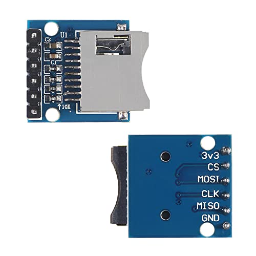 UMLIFE Micro SD SDHC TF Card Adapter Reader Module Welded Pins with SPI Interface Level Conversion Chip Compatible with Arduino Raspberry PI 10pcs