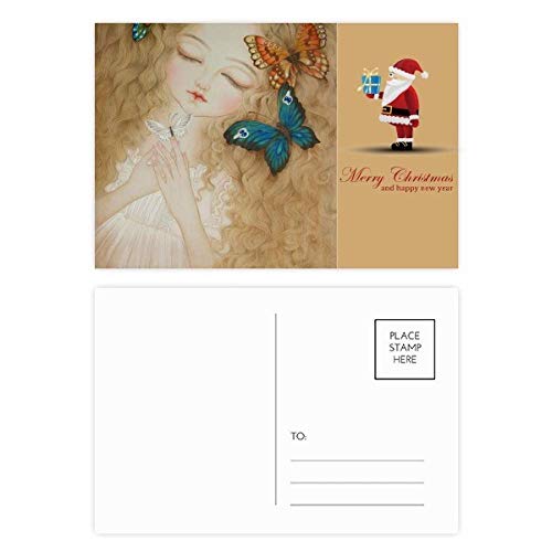 Cartes postales Dress Butterfly de 20 pièces pour décoration bureau
