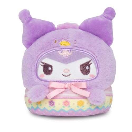 Image of TeeTurtle Reversible Sanrio Kuromi Easter Egg 4 Inch Flip Plushie