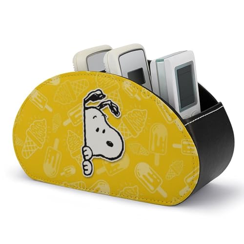 スヌーピー リモコンスタンド リモコンラック ペン立て 家庭用収納ボックス 多機能収納ボック 卓上小物収納ケース デスクペンホルダー オフィス収納ホルダー リモコン置き 化粧品収納 コーヒーテーブル ドレッシング 人気