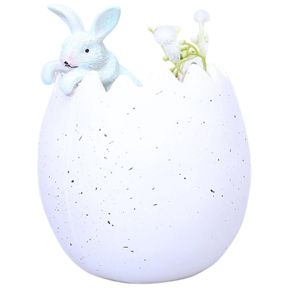 Lapins de Pâques en résine pour décorer vos pots de fleurs de printemps
