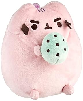 GUND Pusheenosaurus Standing with Egg, Cotton Candy, 6"