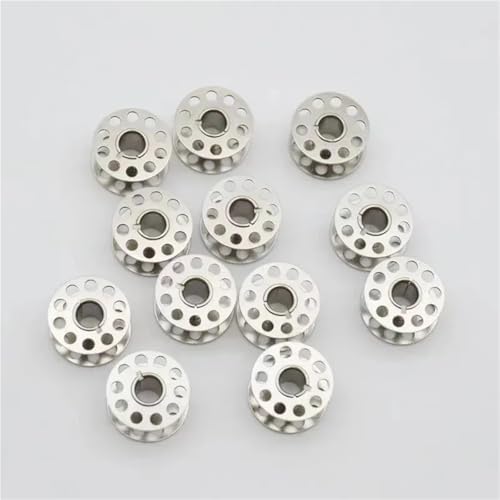 Bobinas de metal para máquina coser con devanado estable anti enredos 4