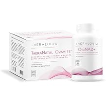 Theralogix TheraNatal OvaVite Preconception Vitamins + OvaNAD+ Egg Quality Support Bundle, Pack of 2
