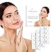 Cinta de estiramiento facial Pegatinas de estiramiento facial Parches de estiramiento de arrugas Cara instantánea, Cinta de estiramiento de cuello (40PCS)