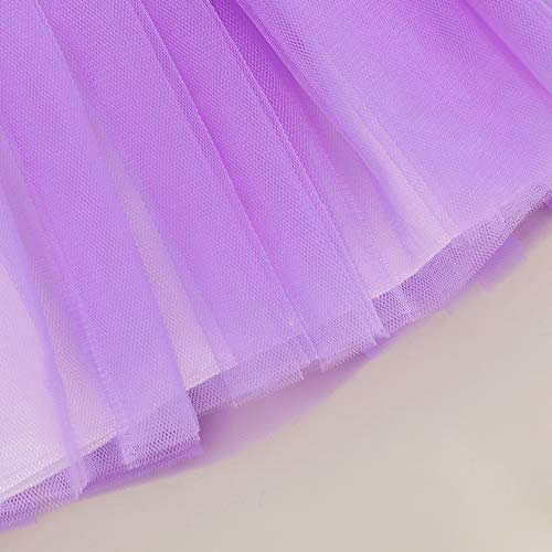 Younger Tree Newborn Baby Girls My 1St Birthday Dress Infant Shiny Printed Sequin Bowknot Tutu Princess Dress (White, 12-18 Months) #TOP6