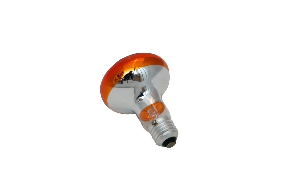 3 unidades R80 Foco 230 V 40 W E27 para órgano de luz verde, lila y naranja, bombillas de repuesto, efecto de luz