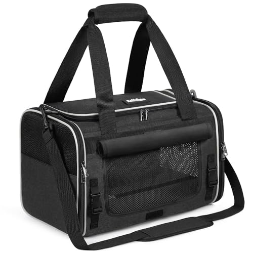 Image of rabbitgoo Cat Carrier Soft with Rollable Flap, Travel Safe for Car Airline