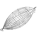 Stainless Steel Fishing Bait Cage, Shrimp Crab Feeder Holder with Easy and Even Bait Distribution for Various Fishing Scenarios (Large 10x31cm)