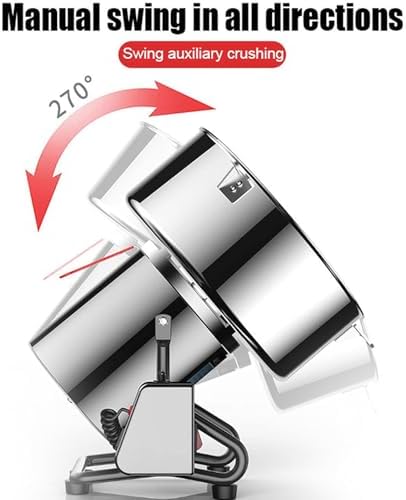 High-Speed Electric Grain Grinder 1500g-4500g, 3100W Stainless Steel Spice Mill, 32000RPM Commercial Motor for Superfine Grinding of Dried Cereals, Herbs, Spices, Nuts