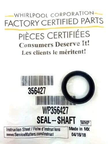 WP356427 Washer Shaft Seal 356427 Replacement for Whirlpool OEM